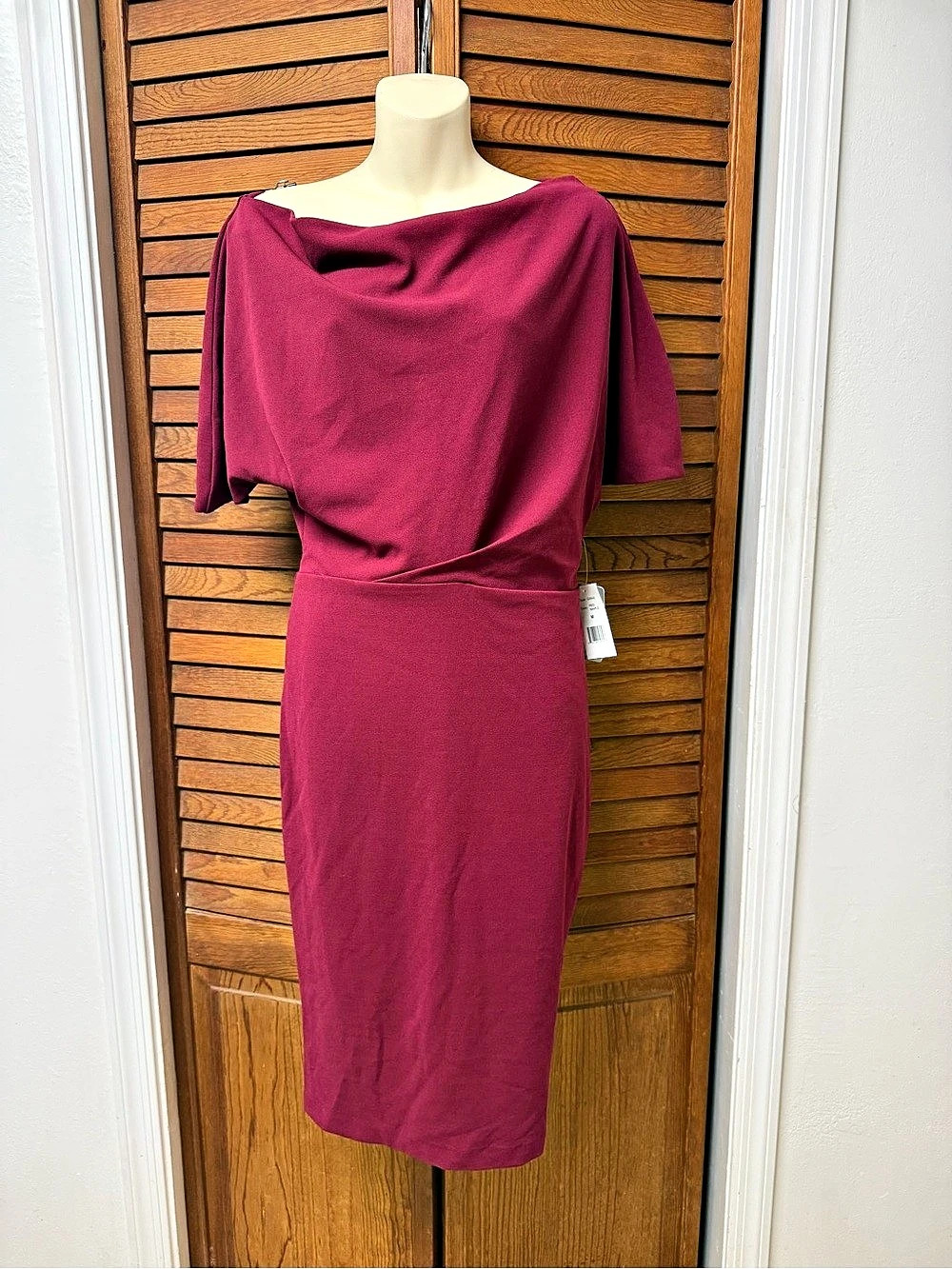 Alexia Admor Draped Midi Dress